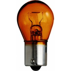 Лампа 1-конт. 12V PY21W S25 со смещен. цок. по радиусу BAU15s желтая