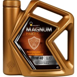 Масло моторное Rosneft Magnum Maxtec 10W-40 4л (полусинтетика)