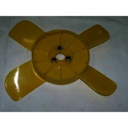 Крыльчатка вентилятора ВАЗ-2121 (4 лопасти) (желтая)