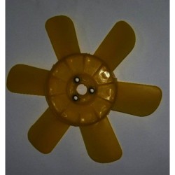 Крыльчатка вентилятора ВАЗ-2121 (6-ти лопастная) (желтая)