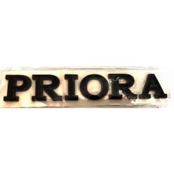 Эмблема "Priora" черная