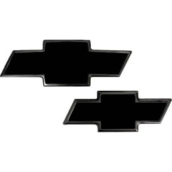 Эмблема решетки "Шевроле RS" чёрная (не завод) большая