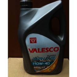 Масло моторное VALESCO DRIVE GL 5000 10w40 4л (полусинтетика) ПЭ