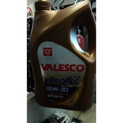Масло моторное VALESCO EUROTEC GX 7000 5w30 4 л (синтетика) ПЭ